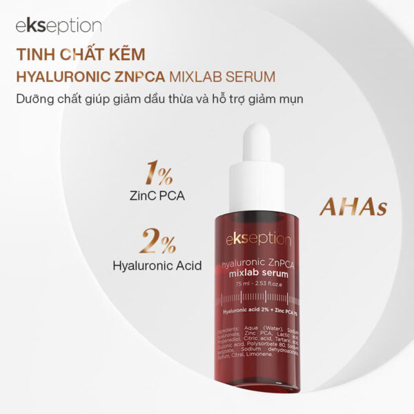 Serum kẽm Ekseption là "best choice" trong routine chăm da dầu mụn mùa hè